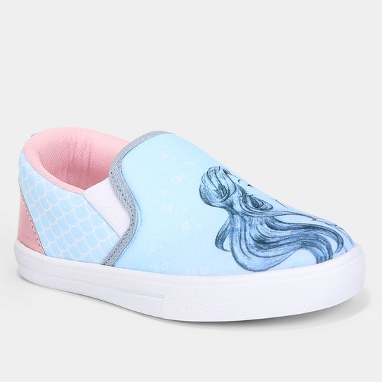 Slip On Bebê Disney Princesa Ariel Menina