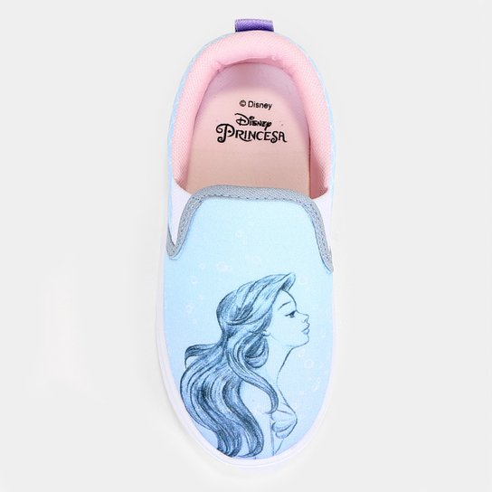 Slip On Bebê Disney Princesa Ariel Menina
