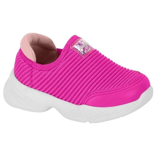 Slip On Molekinha Comfy Calce Fácil Baby - Pink - 25