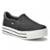 Slip On Via Marte 010-009-01 Matelassê Flatform Feminino - Preto