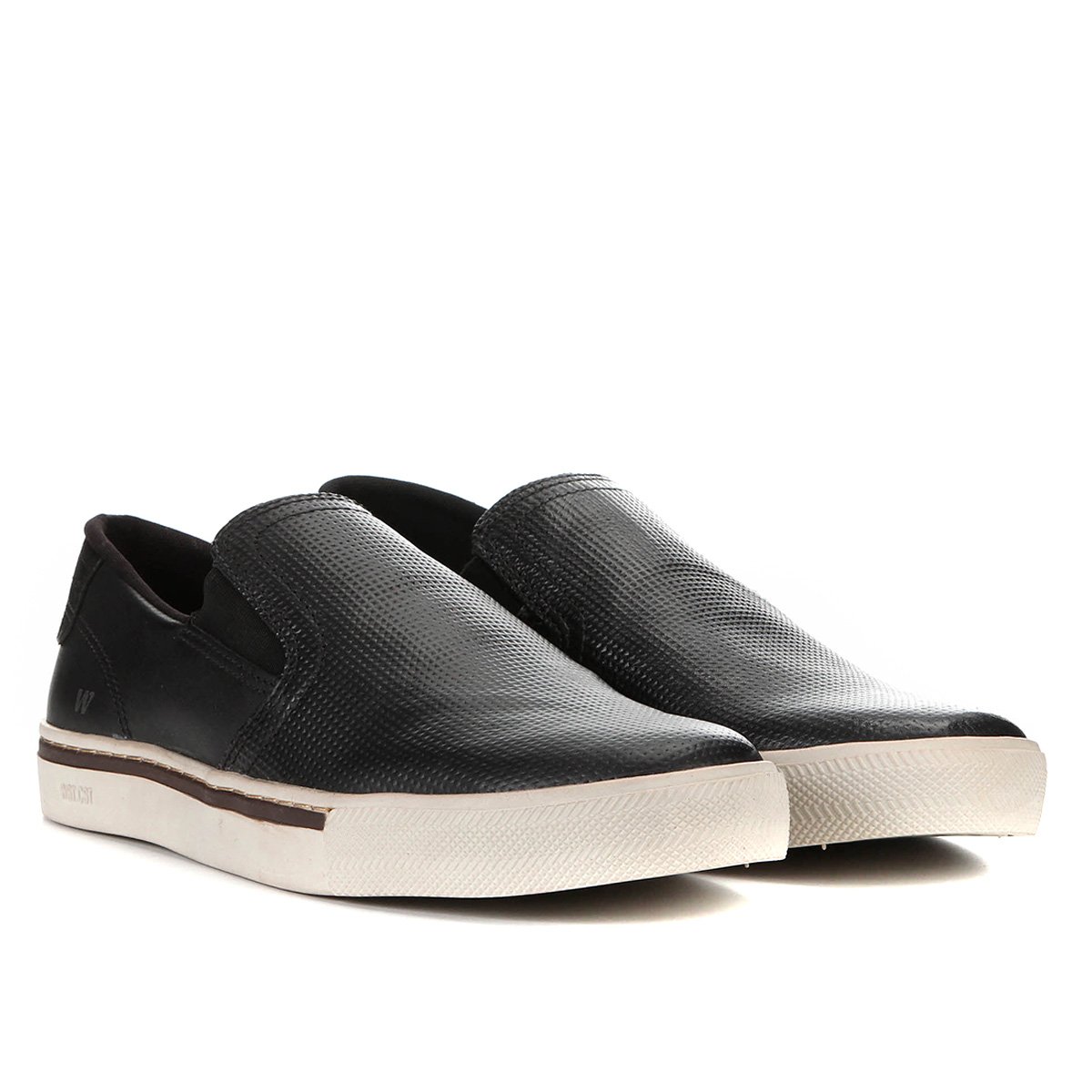 slip on masculino preto