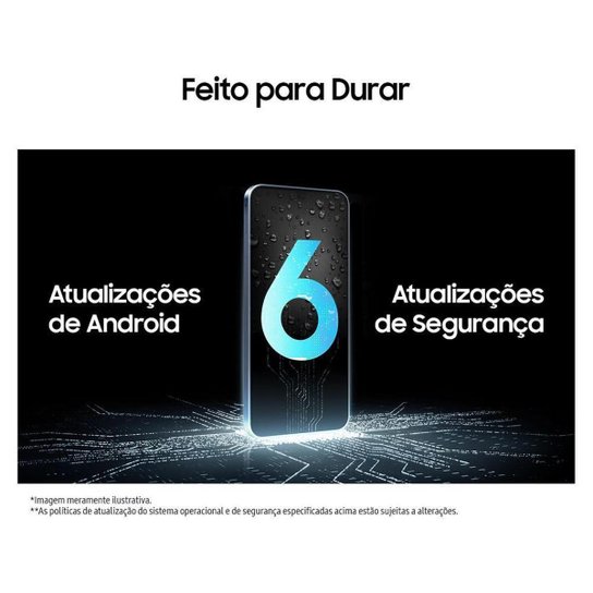 Smartphone Samsung Galaxy A16 256GB 5G 4GB RAM 6,7" FHD+ Câm Tripla até 50MP + Selfie 13MP