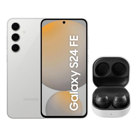 Smartphone Samsung Galaxy S24 FE 256GB 5G 8GB RAM + Galaxy Buds FE sem Fio
