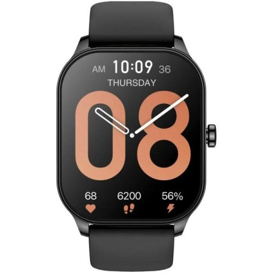 Smartwatch Amazfi Pop 3S Redes Sociais Saúde e Esportes Preto