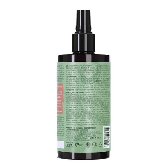 Spray Regenerador Inoar Agua Milagrosa 200ml