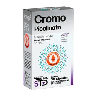 STD Cromo Picolinato - 30 Cápsulas - Katiguá