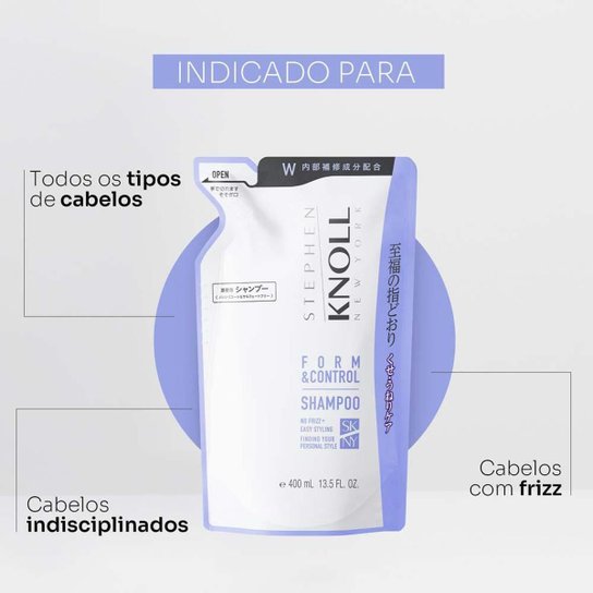 Stephen Knoll Form & Control Shampoo Refil 400ml