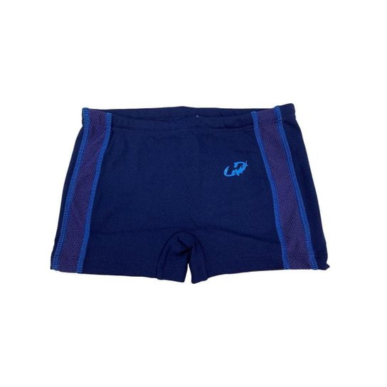 Sunga Hammerhead boxer helanca - Infantil - Marinho/Azul