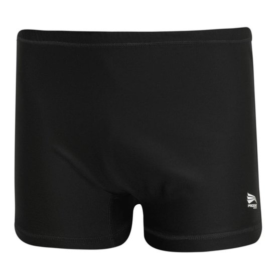 Sunga Masculina Boxer Lisa Preta Adulto Praia Natação Piscina Premium Progne Sports