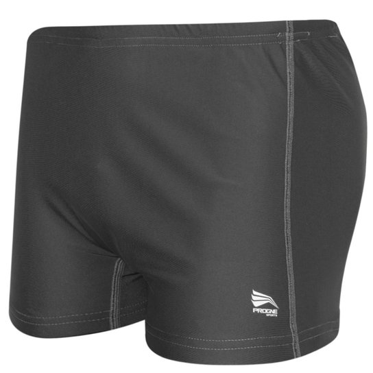 Sunga Masculina Boxer Lisa Preta Adulto Praia Natação Piscina Premium Progne Sports