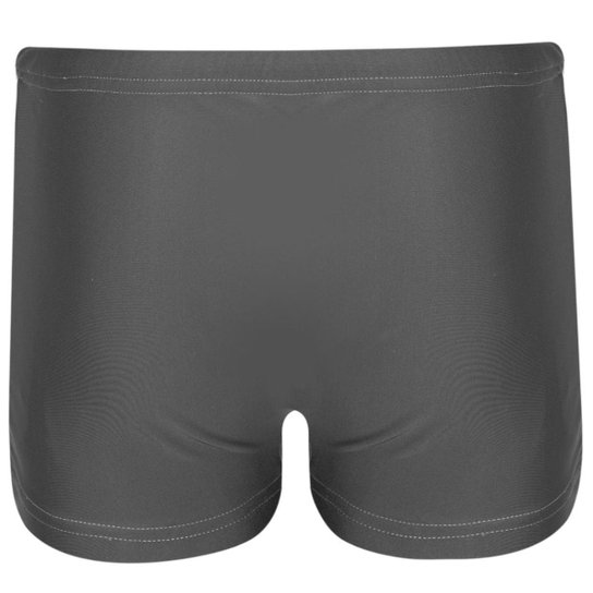 Sunga Masculina Boxer Lisa Preta Adulto Praia Natação Piscina Premium Progne Sports