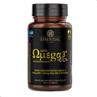 Super Ômega 3 Tg 500mg 120 Cápulas Essential Nutrition