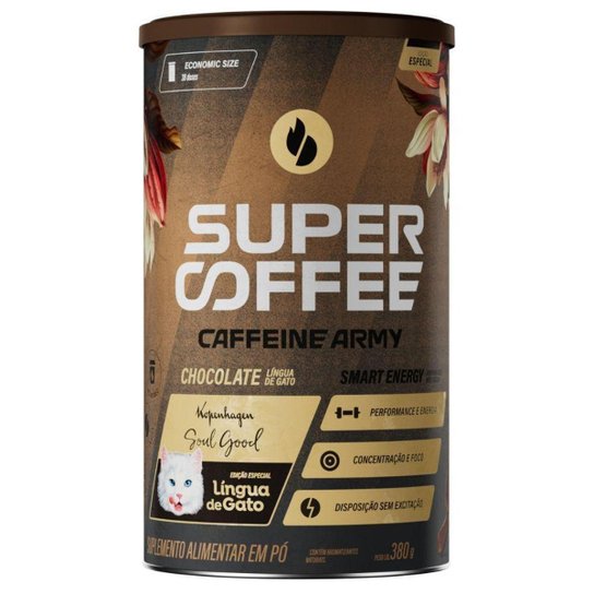 SuperCoffee 3.0 Lingua de Gato 380g - Caffeine Army