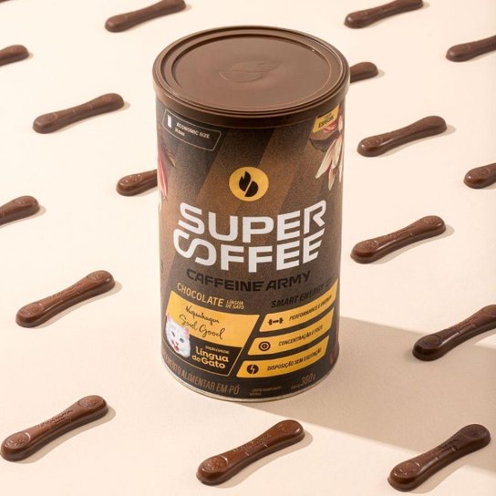 SuperCoffee 3.0 Lingua de Gato 380g - Caffeine Army