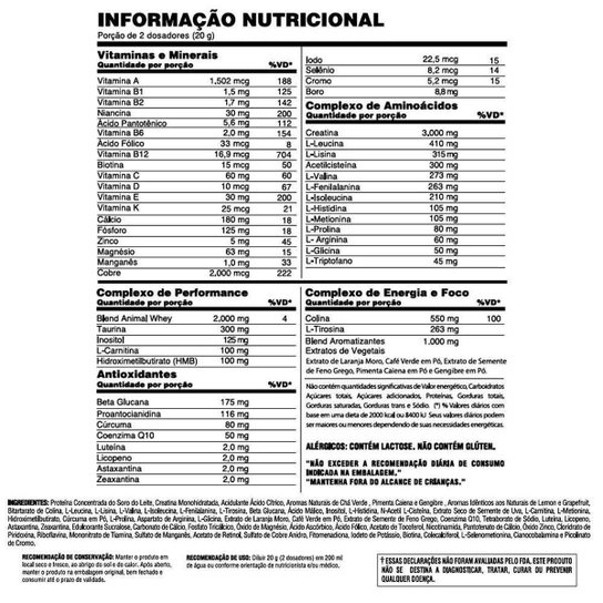 Suplemento Animal Pak Powder 300g - Universal Nutrition