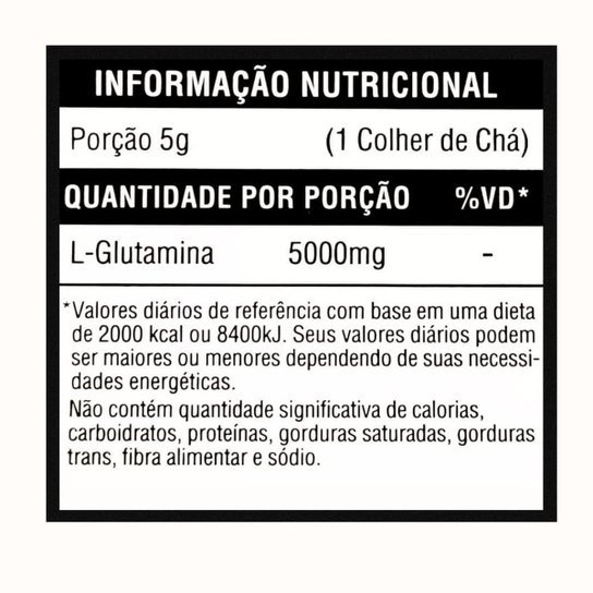 Suplemento em Pó Red Fit Nutrition L-Glutamina Pura Importada 1Kg