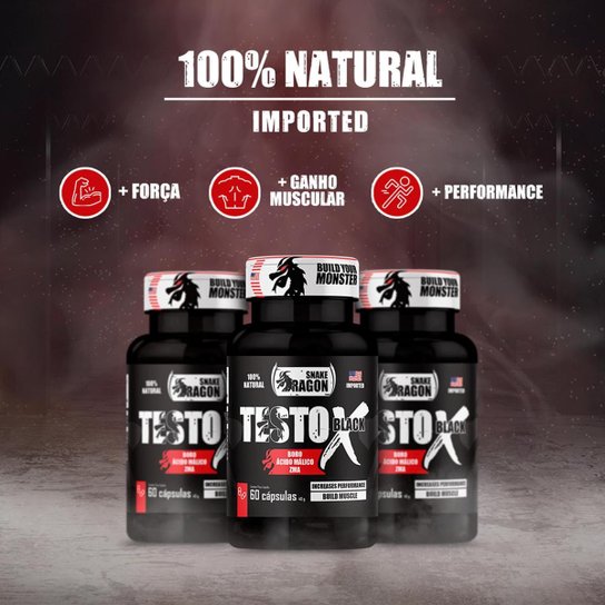 Suplemento Snake Dragon 60 Cáps – Vitaminas e Minerais