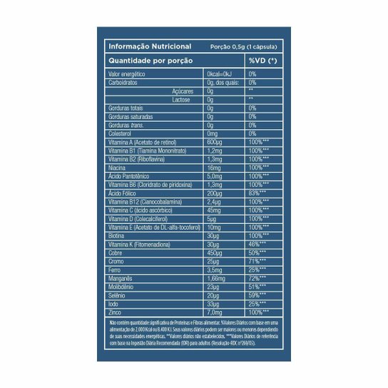 Supra Homem Polivitamínico 60 Cápsulas Herbamed