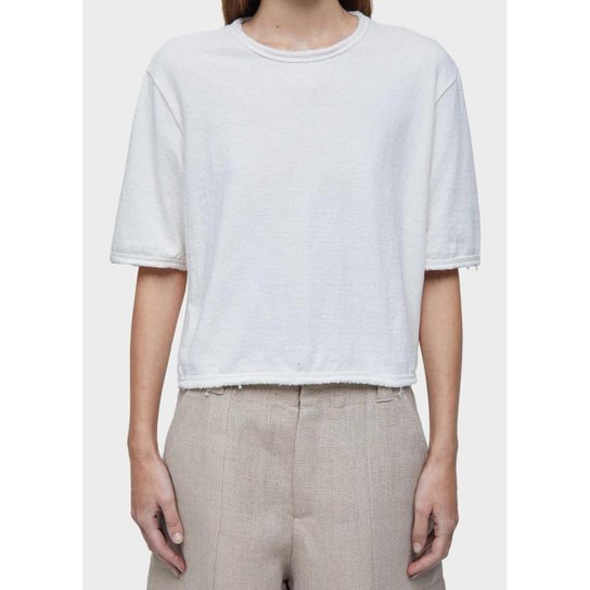 T-shirt rustica desfiada OSKLEN