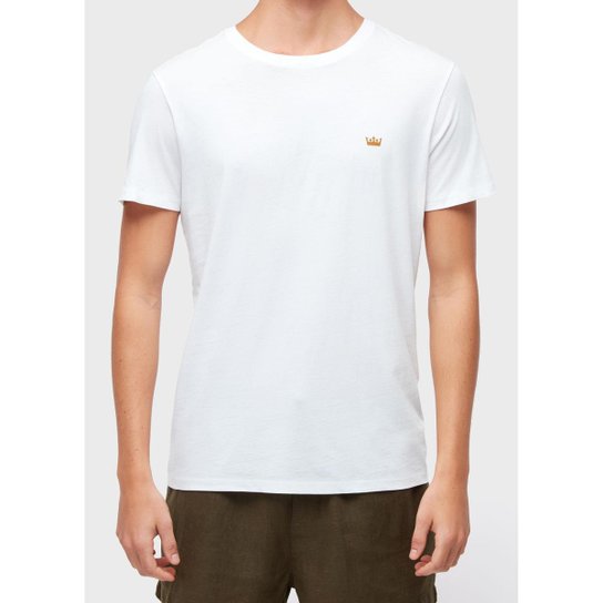 T-shirt soft used gold crown OSKLEN