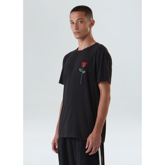 T-shirt soft used rose OSKLEN