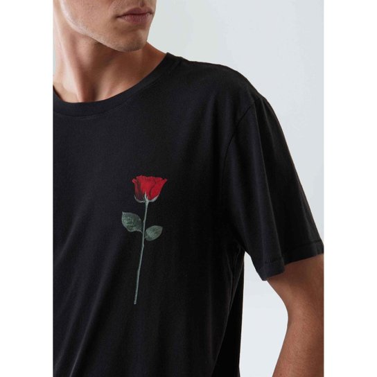 T-shirt soft used rose OSKLEN