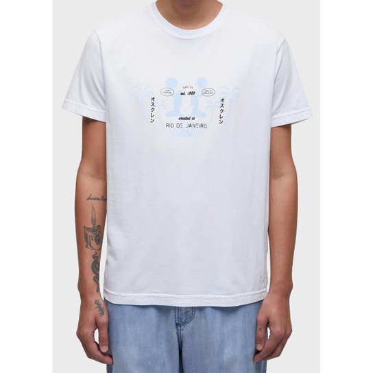 T-shirt stone tropical trace OSKLEN