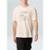 T_shirt eco blend respect our people - Branco