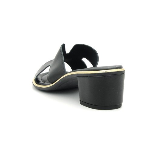 Tamanco Beira Rio 8379.251 Salto Grosso Baixo Leve Feminino