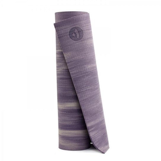 Tapete de Yoga PVC eco tie dye ganges, indicado para iniciantes, ginástica e pilates 183x60cm
