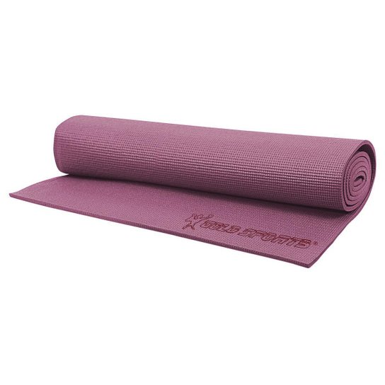 Tapete Gold Sports Pro de Yoga Colchonete Texturizado em PVC de Borracha 5mm