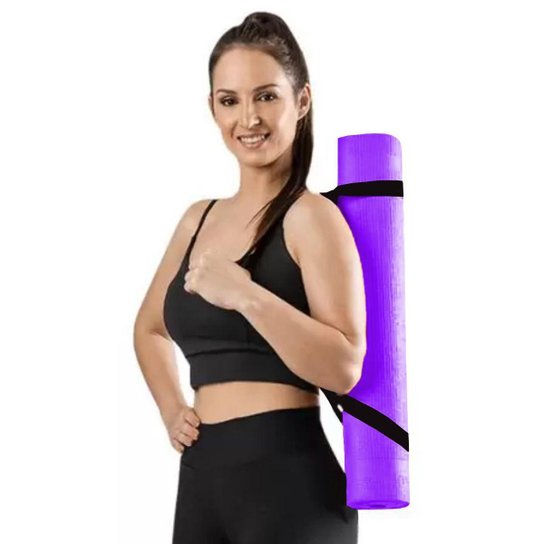 Tapete Gold Sports Pro II de Yoga Colchonete Texturizado em PVC de Borracha 5mm