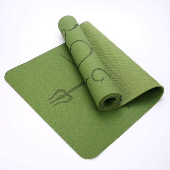Tapete Yoga TPE Ecofriendly Antiderrapante 6mm