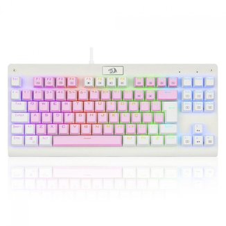 Teclado Mecânico Gamer Redragon Dark Avenger - RGB - Switch Blue - ABNT2 - K568PW-RGB PT-BLUE