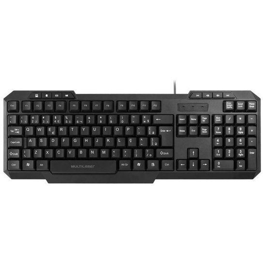 Teclado Multimídia USB Slim