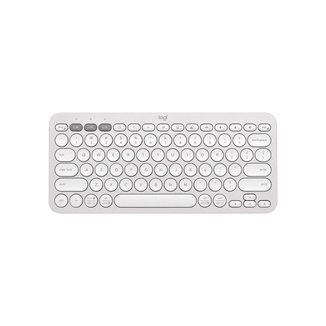 Teclado sem Fio Logitech K380S - Padrao US - Branco - Bluetooth - 920-011790