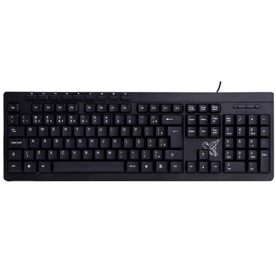 Teclado USB Multimídia Maxprint SK-2030 - ABNT2 - Preto - 60000142