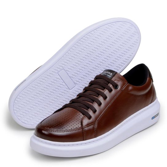 Tenis 100% Couro Legitimo Parra Boots MasculinoModerno Confortavel Leve 1031