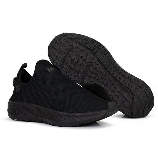 Tênis Academia Feminino Slip On Masculino Conforto Calce Fácil Treino Dia a Dia