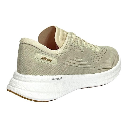 Tênis Actvitta Feminino Esportivo 4841.100 Off White