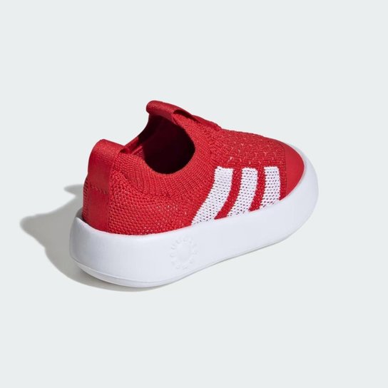 Tênis Adidas Bubblecomfy Infantil Vermelho e Branco