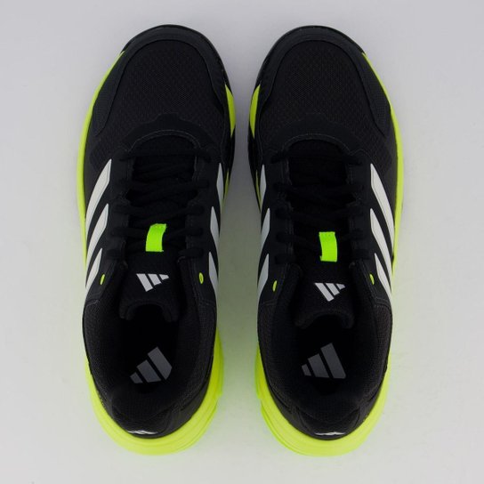 Tênis Adidas CourtJam Control 3 Preto e Verde