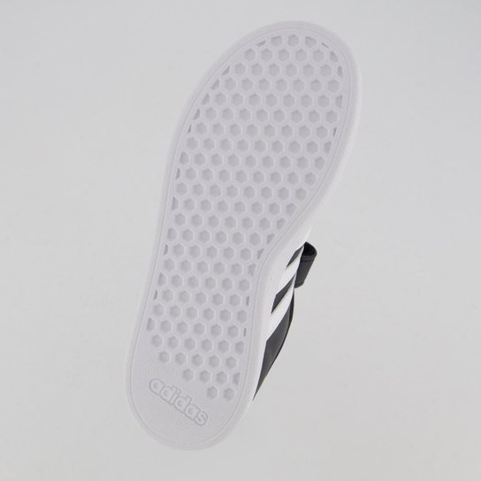 Tênis Adidas Grand Court 2.0 EL Infantil Preto e Branco