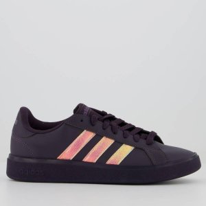 Imagem Tênis Adidas Grand Court Base 2.0 Feminino Roxo