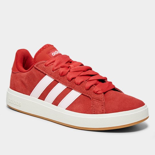 Tênis Adidas Grand Court Base Suede Feminino