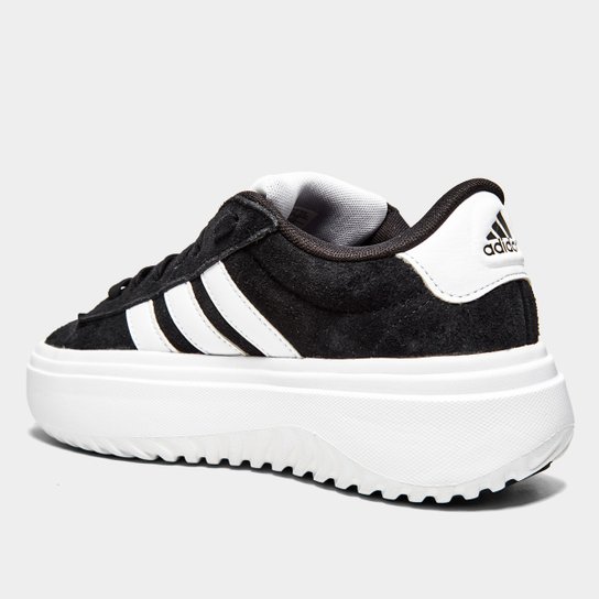 Tênis Adidas Grand Court Platform Suede Feminino