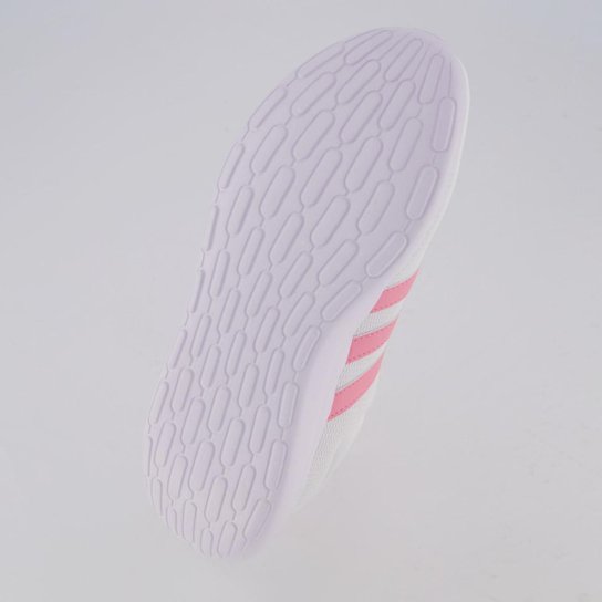 Tênis Adidas Lite Racer Feminino Branco e Rosa