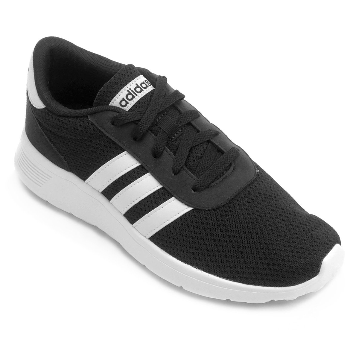 adidas lite racer preto e branco