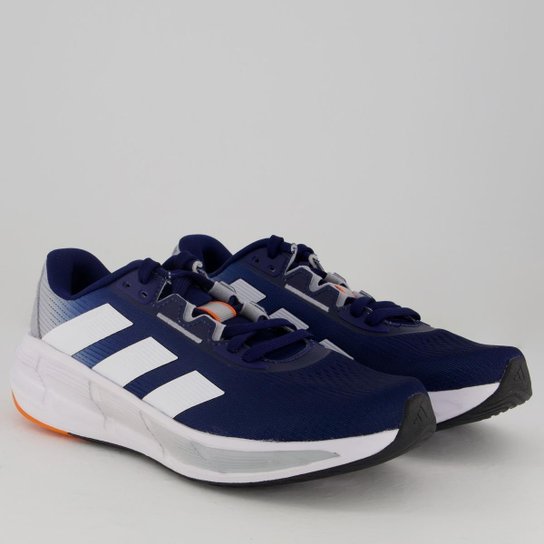 Tênis Adidas Questar 3 Marinho e Branco