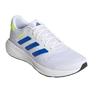 Tênis Adidas Response Runner Unissex - Branco e Azul 43,5